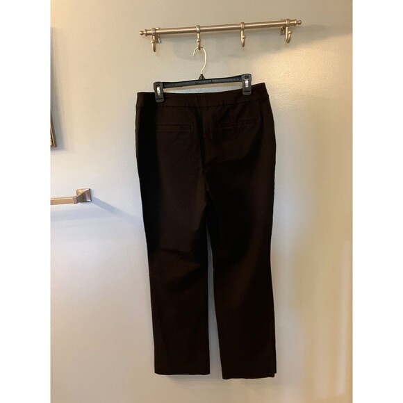 Chicos Womens Flat Front Straight Leg Dress Pants Size 1 (Medium 8) Black - Picture 8 of 8